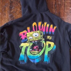 Black SpongeBob SquarePants “Blowin My Top” Men’s H&M hoodie